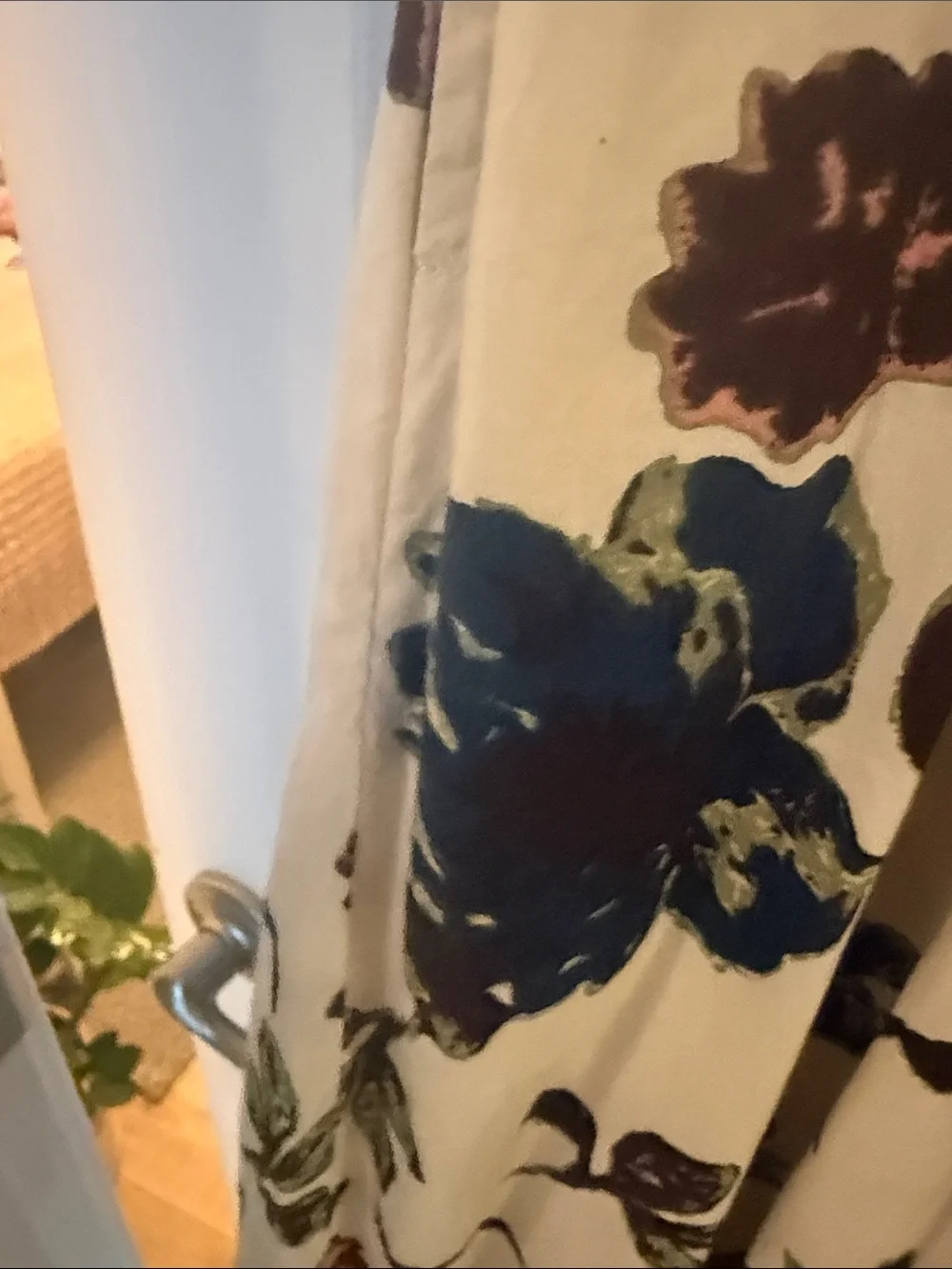 Cleobella Cream Maxi Dress with Navy & Pink Floral Print - Picture 2 of 8